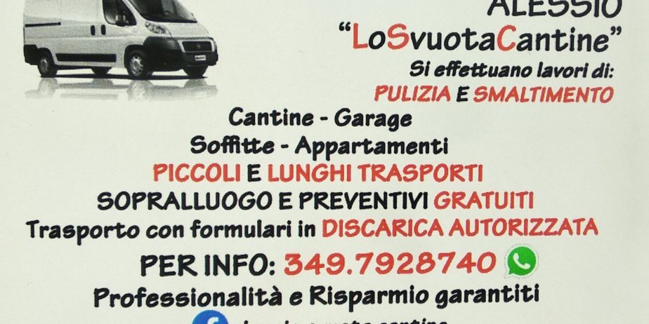 Servizio pulizia e smaltimento cantine, garage, ap