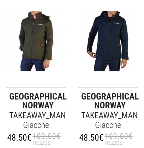 Giacca nuova Geographical Norway