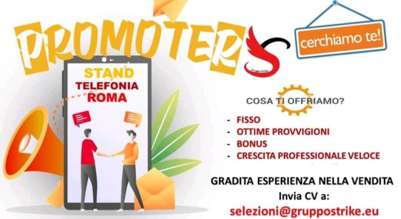 Promoters per stand di Telefonia Roma