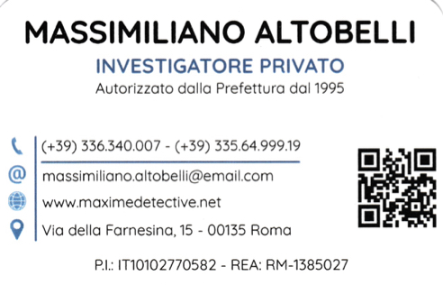 Agenzia Investigativa Massimiliano Altobelli