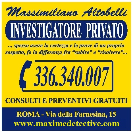 Agenzia Investigativa Massimiliano Altobelli