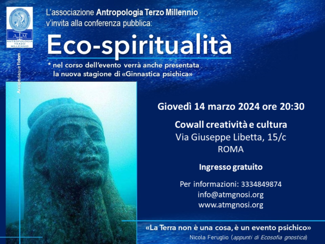 “ECO-SPIRITUALITÀ” (conferenza A.T.M.)