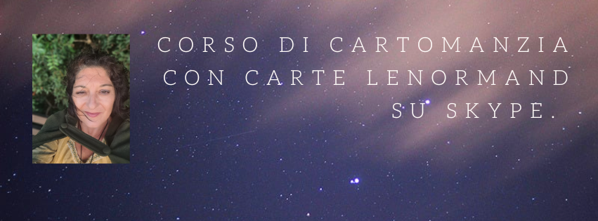 Corso di cartomanzia con Lenormand, Skype live