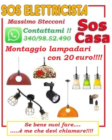 Elettricista lampadario Tiburtino San Lorenzo