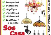 Elettricista installazione lampadari Prenestina