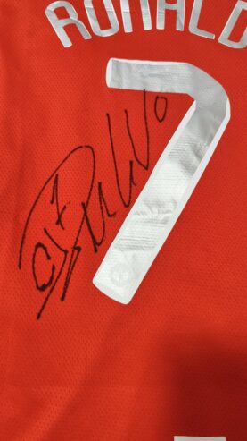 Maglia Manchester United Ronaldo Autografata