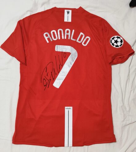 Maglia Manchester United Ronaldo Autografata