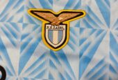 Maglia Lazio 1991/1992 GASCOGNE Autografata