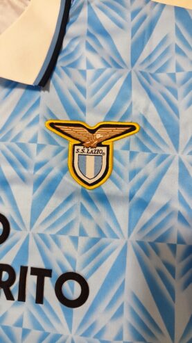 Maglia Lazio 1991/1992 GASCOGNE Autografata