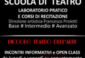 SCUOLA DI TEATRO – CORSI DI RECITAZIONE 2024/24