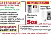 Elettricista videocitofoni montaggio Roma