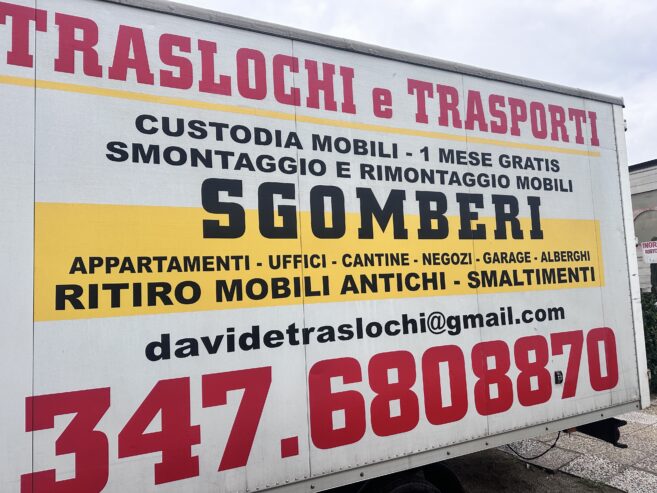 Traslochi,trasporti e sgomberi